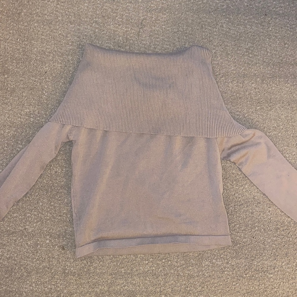 Off the shoulder sweater